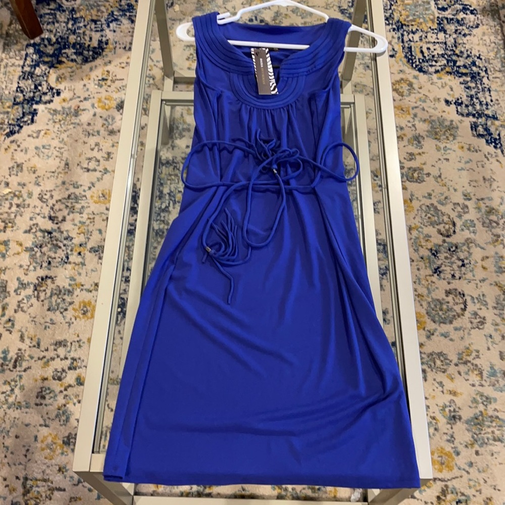 Royal blue dress